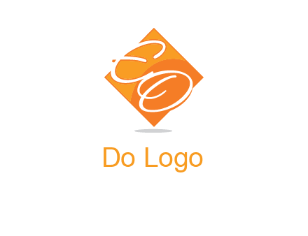 Letters EO are in Diamond logo
