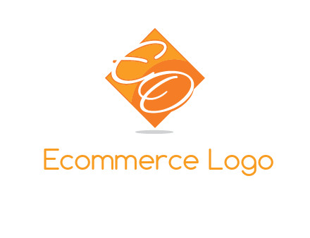 Letters EO are in Diamond logo