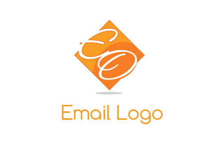 Letters EO are in Diamond logo