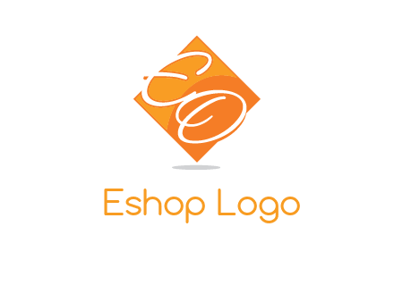 Letters EO are in Diamond logo