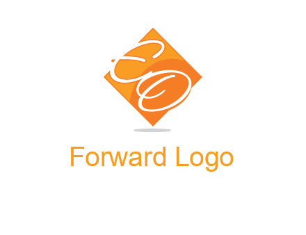 Letters EO are in Diamond logo