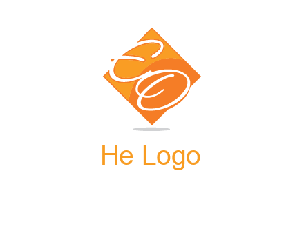 Letters EO are in Diamond logo