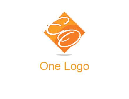Letters EO are in Diamond logo