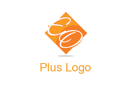 Letters EO are in Diamond logo