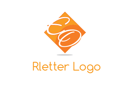 Letters EO are in Diamond logo