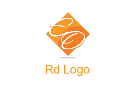 Letters EO are in Diamond logo