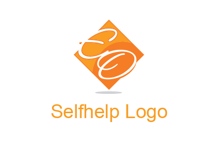 Letters EO are in Diamond logo