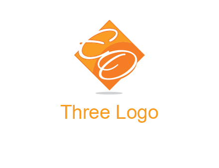 Letters EO are in Diamond logo
