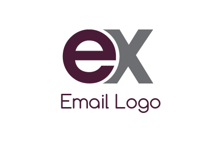 letter E and letter X together