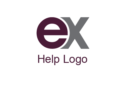 letter E and letter X together