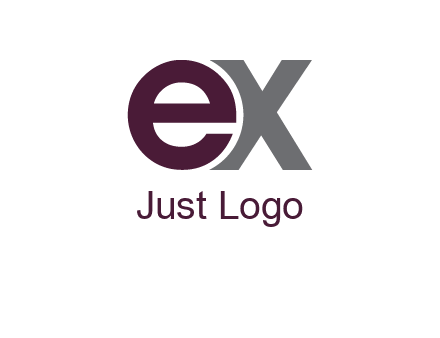 letter E and letter X together