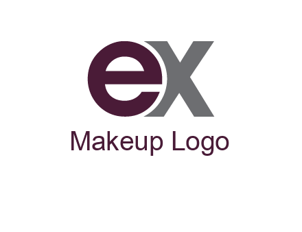 letter E and letter X together