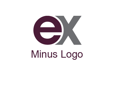 letter E and letter X together