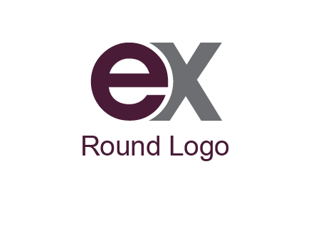 letter E and letter X together