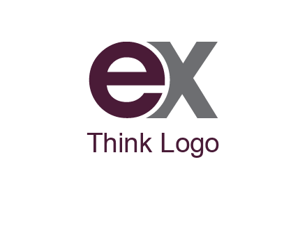 letter E and letter X together