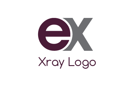 letter E and letter X together