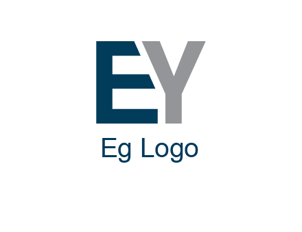 letter E and letter Y together