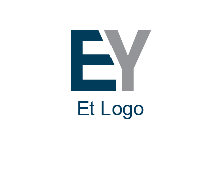 letter E and letter Y together