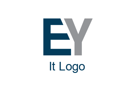 letter E and letter Y together