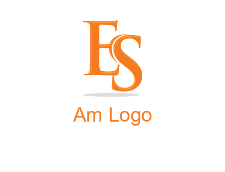 letter E and S joined together