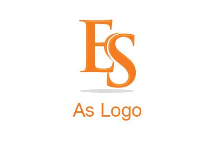 letter E and S joined together