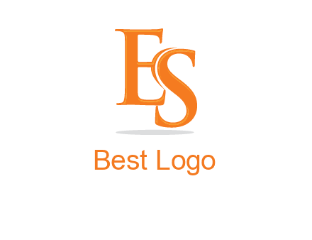 letter E and S joined together