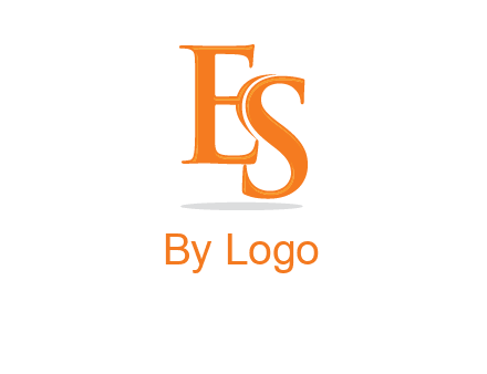 letter E and S joined together