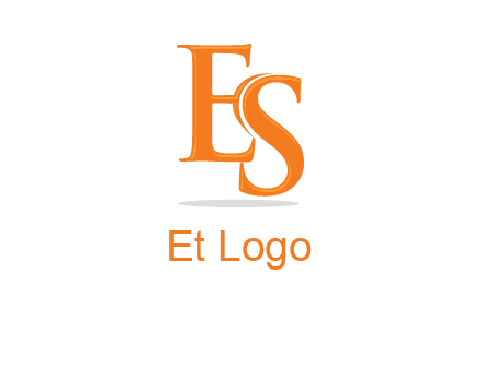 letter E and S joined together