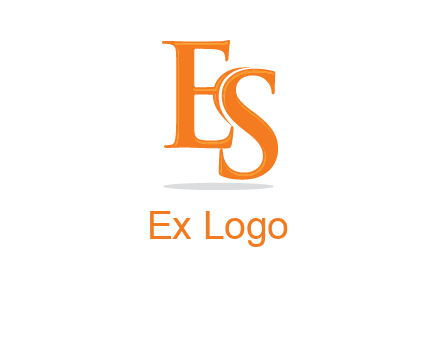 letter E and S joined together