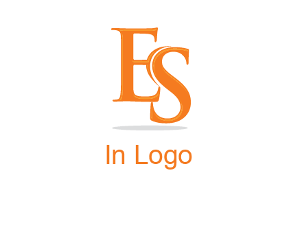 letter E and S joined together
