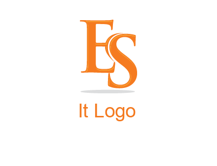 letter E and S joined together