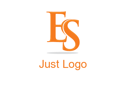 letter E and S joined together