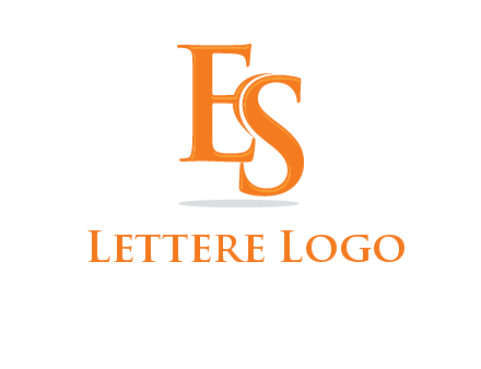 letter E and S joined together