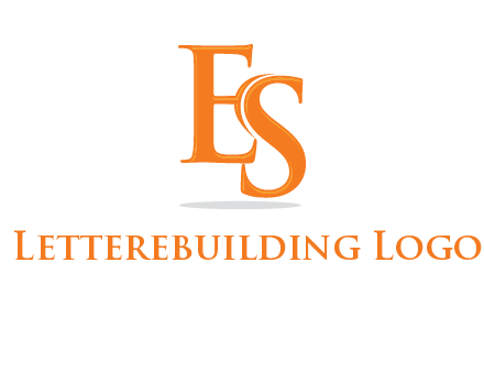 letter E and S joined together