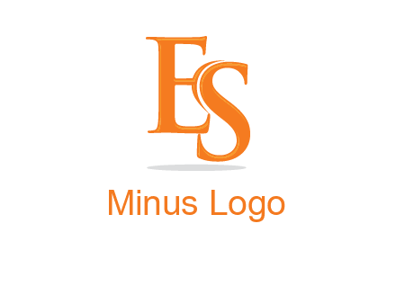 letter E and S joined together