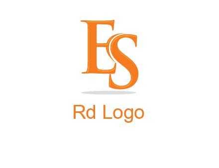 letter E and S joined together