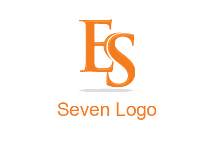 letter E and S joined together