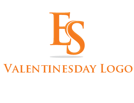 letter E and S joined together
