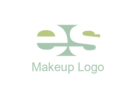 Letters ES are in rectangle shape logo