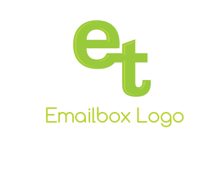 letter E and letter T joined together