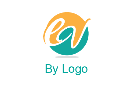 Letters EQ are in circle logo