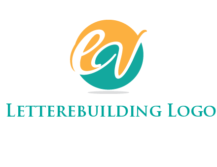 Letters EQ are in circle logo