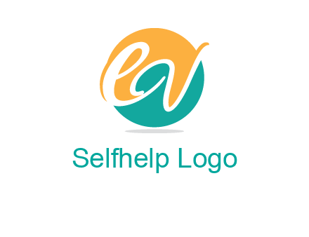 Letters EQ are in circle logo