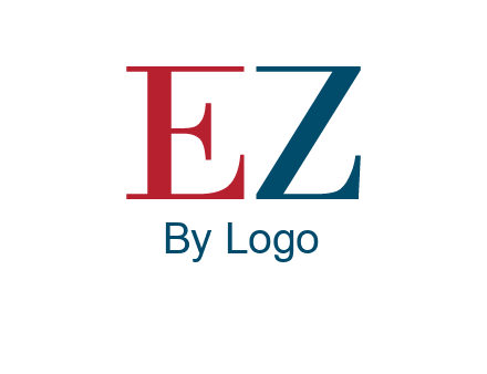 letter EZ joining together