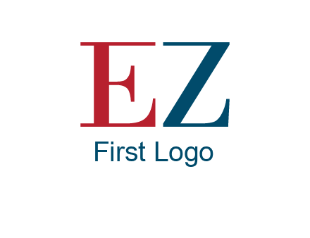 letter EZ joining together