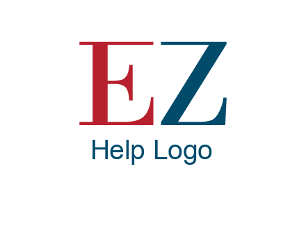 letter EZ joining together