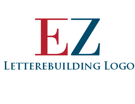 letter EZ joining together