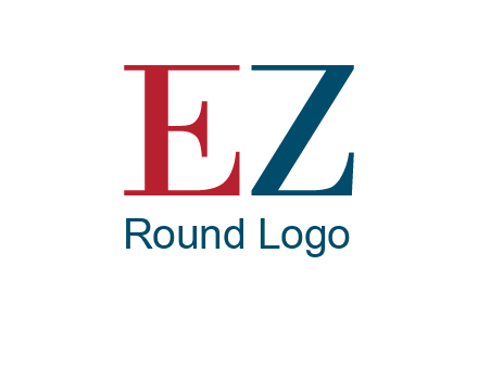 letter EZ joining together