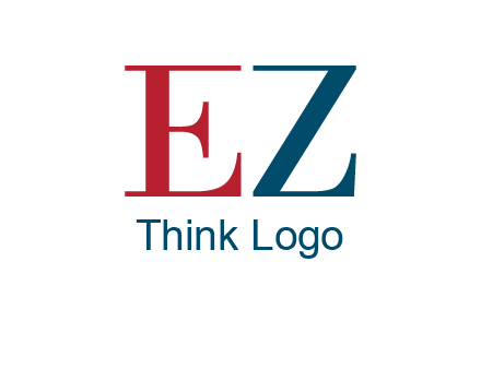 letter EZ joining together