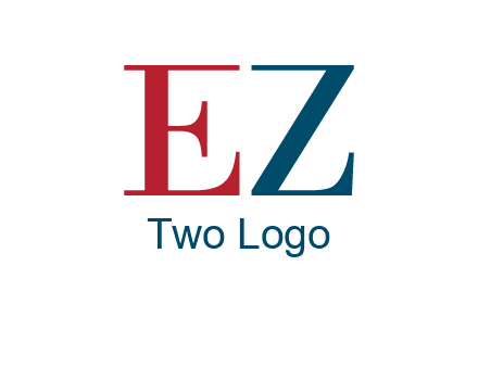 letter EZ joining together